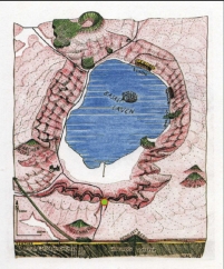 Geologisches Blockbild der Gegend um den Laacher See (W.MEYER) 